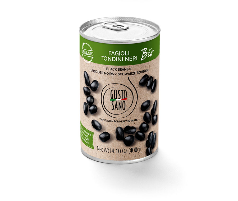 Organic Black Beans - Gusto Sano